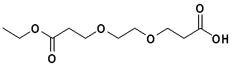 95% Min Purity PEG Linker  3-[2-(2-Ethoxycarbonyl-ethoxy)-ethoxy]-propionic acid  886362-90-9